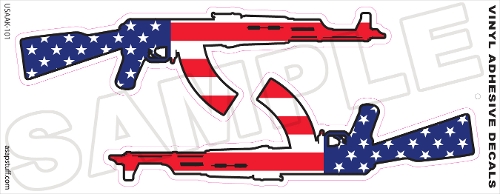 USA AK-47 decals