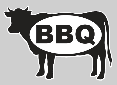 OBX style Cow Sticker